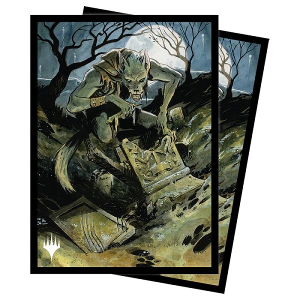 Ultra Pro Magic Sleeves - Innistrad Midnight Hunt Graveyard Glutton (100 H&uuml;llen)