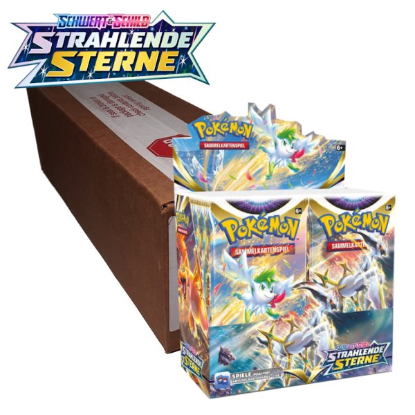 *SEALED CASE* Schwert &amp; Schild Strahlende Sterne (6x Displays) deutsch