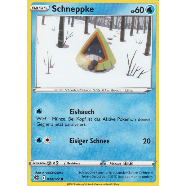Pokemon Karten SM12 Welten im Wandel 47/236 Schneppke #2 