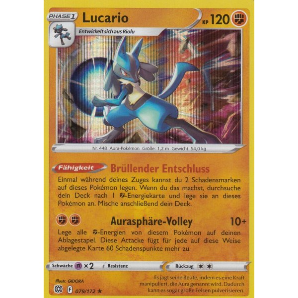 Lucario 079/172 HOLO