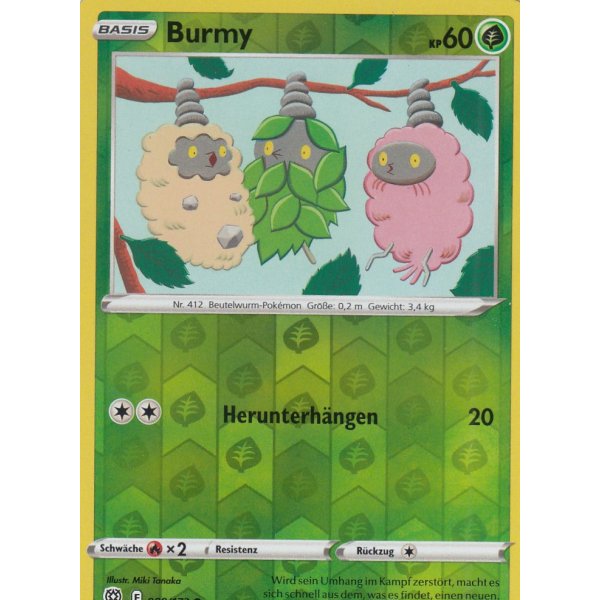 Burmy 009/172 REVERSE HOLO