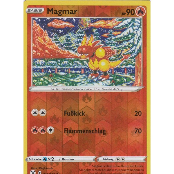Magmar 019/172 REVERSE HOLO