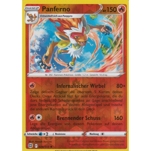 Panferno 026/172 HOLO REVERSE HOLO