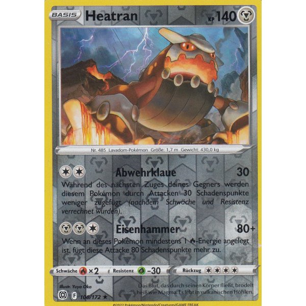 Heatran 100/172 REVERSE HOLO