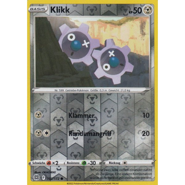 Klikk 102/172 REVERSE HOLO