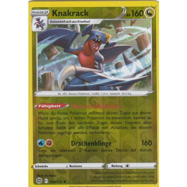 Knakrack 109/172 HOLO REVERSE HOLO