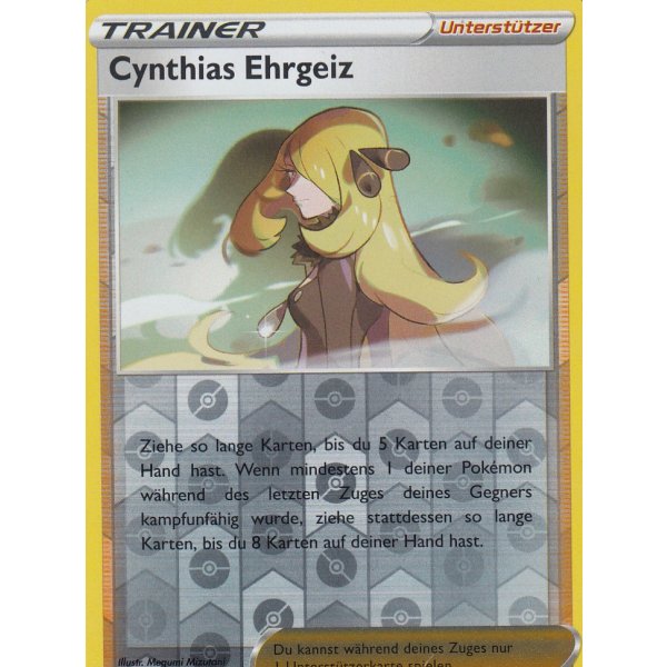 Cynthias Ehrgeiz 138/172 REVERSE HOLO