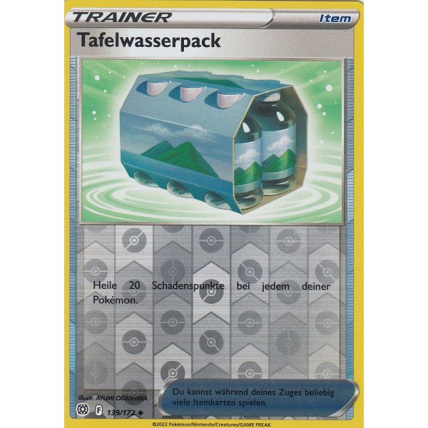 Tafelwasserpack 139/172 REVERSE HOLO
