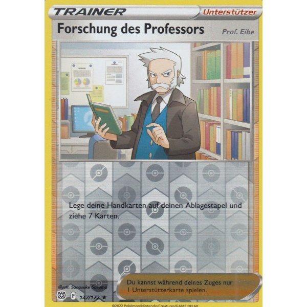 Forschung des Professors 147/172 HOLO REVERSE HOLO