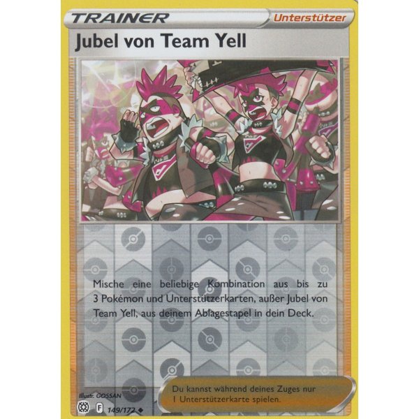 Jubel von Team Yell 149/172 REVERSE HOLO
