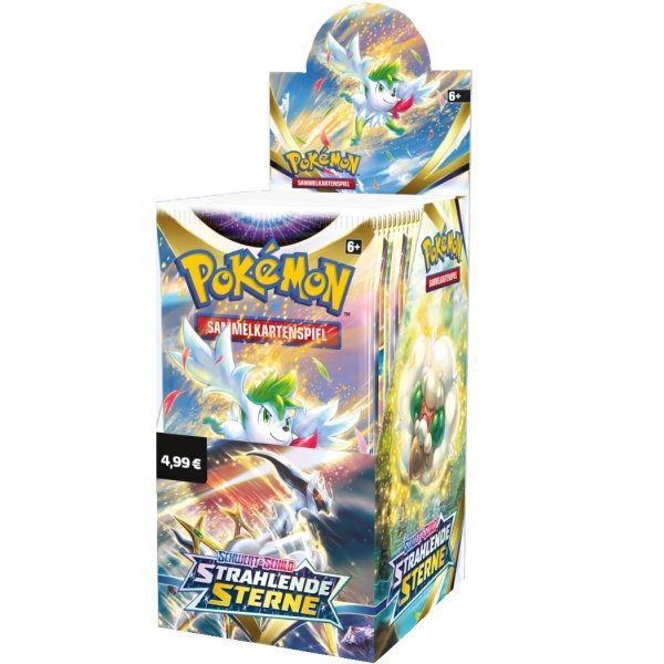 Schwert &amp; Schild Strahlende Sterne Display (18 Booster) (deutsch)