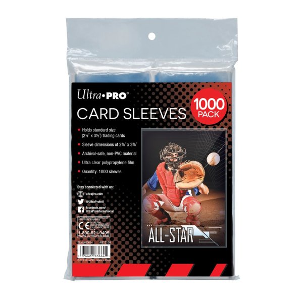 Ultra Pro Card Sleeves - Standard Soft Kartenh&uuml;llen (1000 Pack)