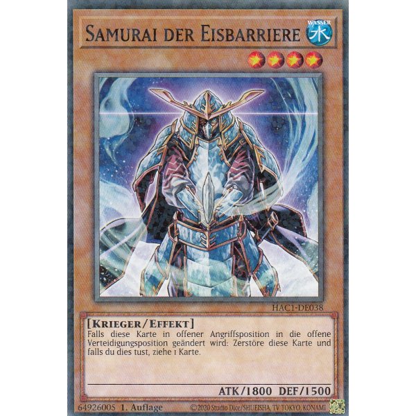 Samurai der Eisbarriere HAC1-DE038