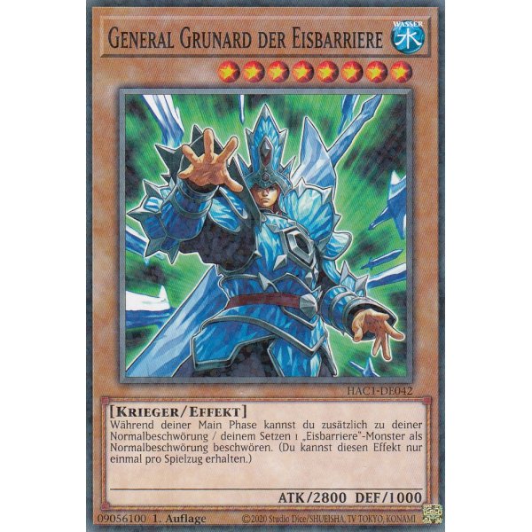 General Grunard der Eisbarriere HAC1-DE042