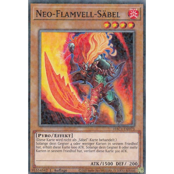 Neo-Flamvell-S&auml;bel HAC1-DE073