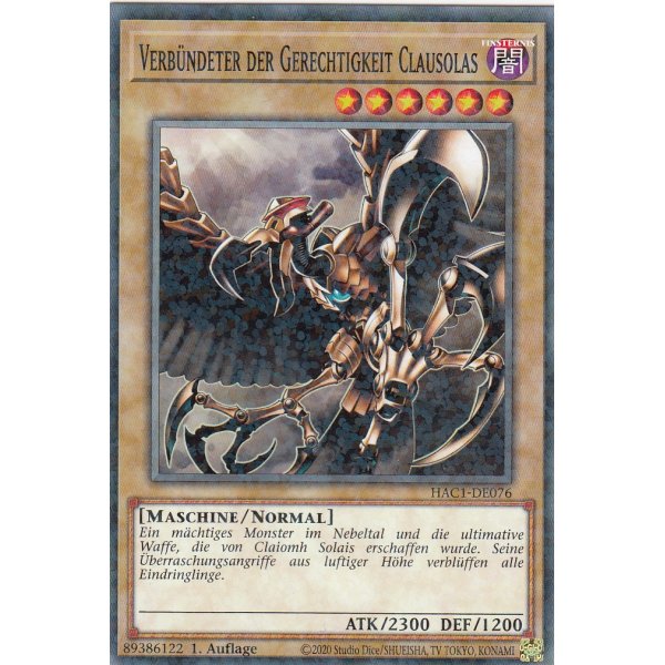 Verb&uuml;ndeter der Gerechtigkeit Clausolas HAC1-DE076