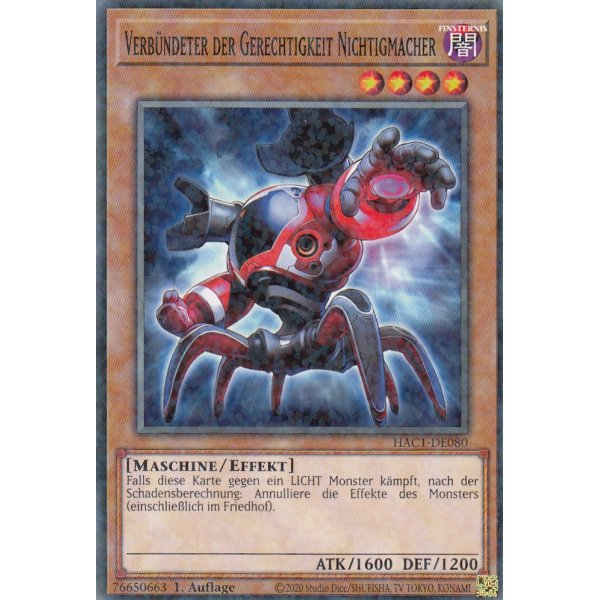 Verb&uuml;ndeter der Gerechtigkeit Nichtigmacher HAC1-DE080
