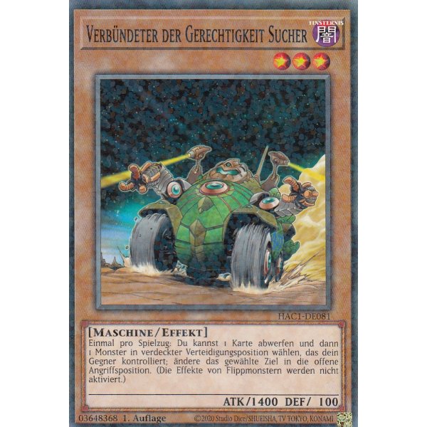 Verb&uuml;ndeter der Gerechtigkeit Sucher HAC1-DE081