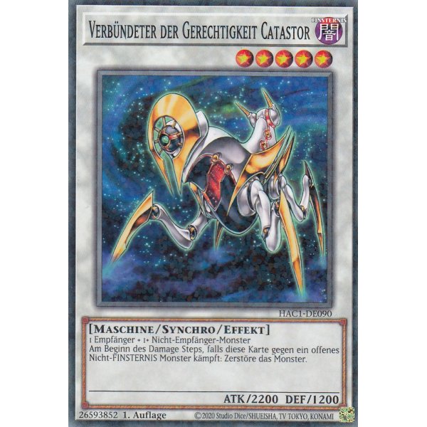 Verb&uuml;ndeter der Gerechtigkeit Catastor HAC1-DE090