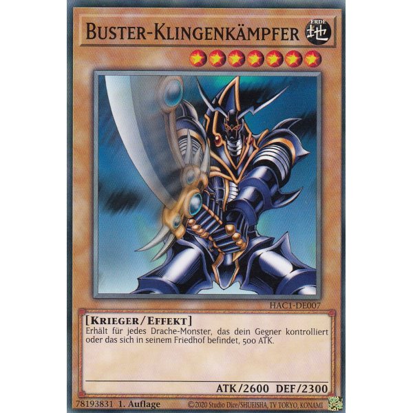 Buster-Klingenk&auml;mpfer HAC1-DE007c