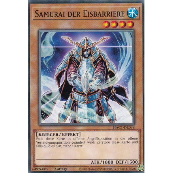 Samurai der Eisbarriere HAC1-DE038c
