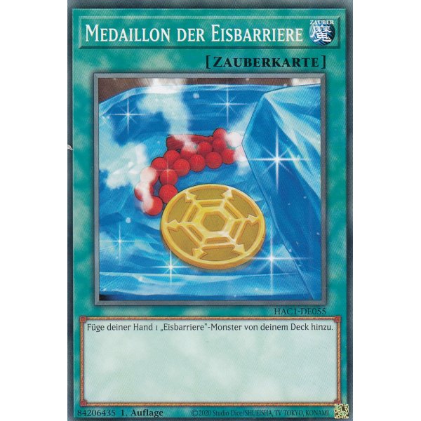 Medaillon der Eisbarriere HAC1-DE055c
