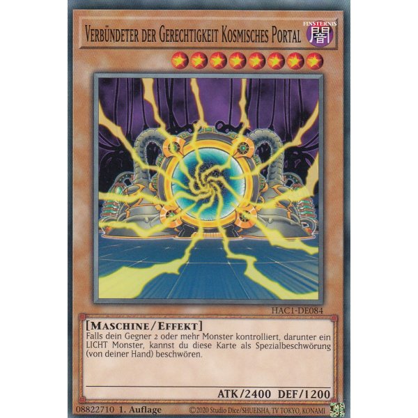 Verb&uuml;ndeter der Gerechtigkeit Kosmisches Portal HAC1-DE084c