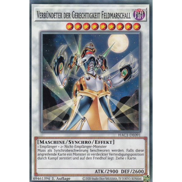 Verb&uuml;ndeter der Gerechtigkeit Feldmarschall HAC1-DE091c