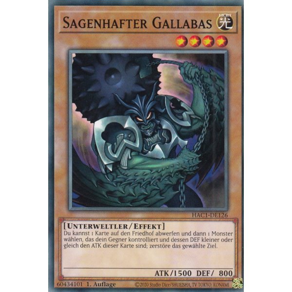 Sagenhafter Gallabas HAC1-DE126c
