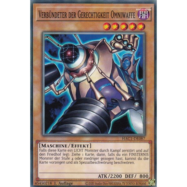 Verb&uuml;ndeter der Gerechtigkeit Omniwaffe HAC1-DE087c