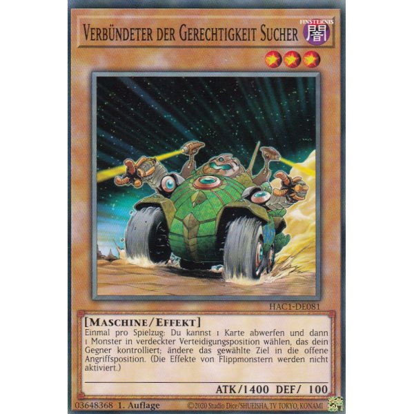 Verb&uuml;ndeter der Gerechtigkeit Sucher HAC1-DE081c