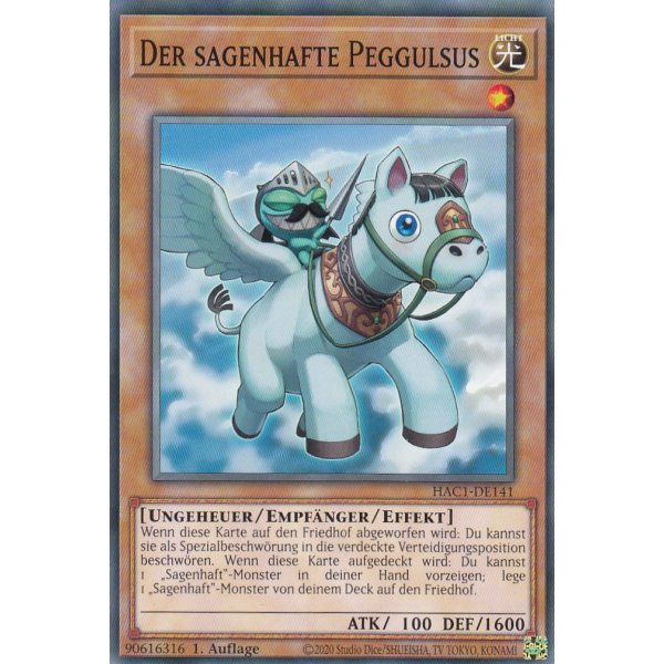 Der sagenhafte Peggulsus HAC1-DE141c