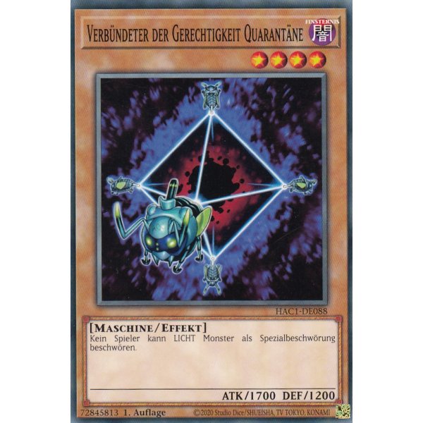 Verb&uuml;ndeter der Gerechtigkeit Quarant&auml;ne HAC1-DE088c