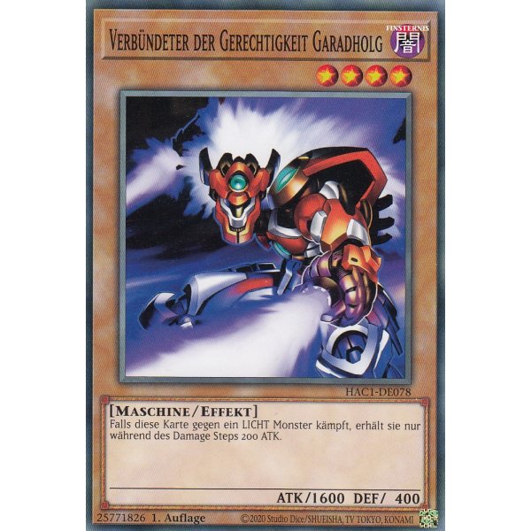 Verb&uuml;ndeter der Gerechtigkeit Garadholg HAC1-DE078c