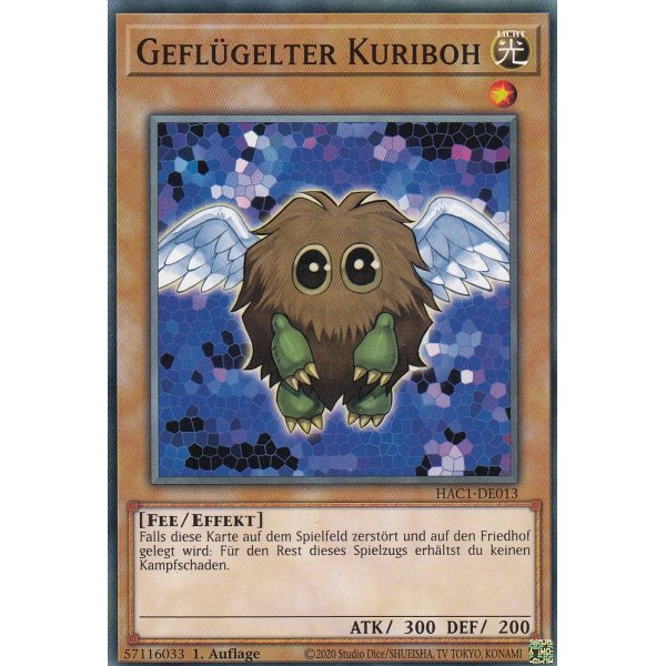 Gefl&uuml;gelter Kuriboh HAC1-DE013c
