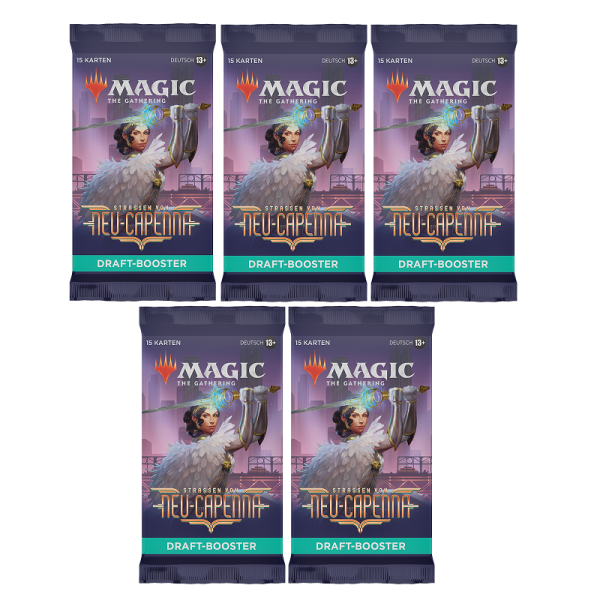 Strassen von Neu-Capenna Draft Booster (5 St&uuml;ck, deutsch)