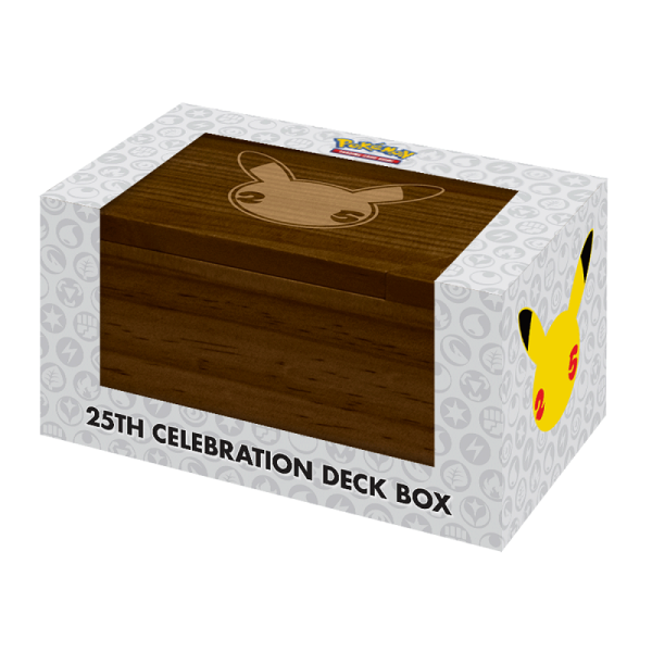 Pokemon 25th Celebration Holz Deck Box von Ultra Pro