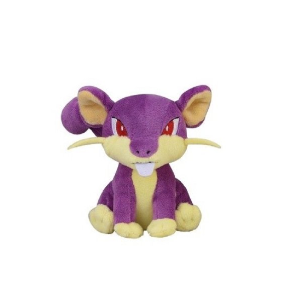 Rattfratz Pl&uuml;schfigur 14 cm - Pokemon Fit Kuscheltier