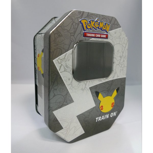 LEERE Pokemon 25th Celebration Tin Box (ohne Inhalt)