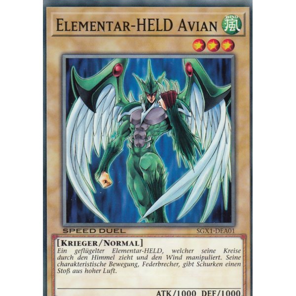 Elementar-HELD Avian SGX1-DEA01