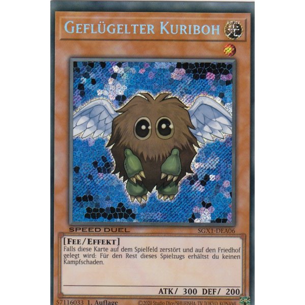 Gefl&uuml;gelter Kuriboh SGX1-DEA06-SCR