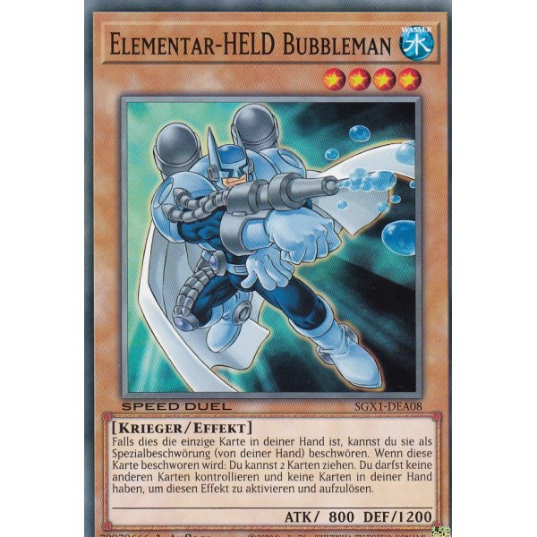 Elementar-HELD Bubbleman SGX1-DEA08