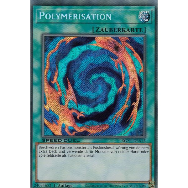 Polymerisation SGX1-DEA12-SCR