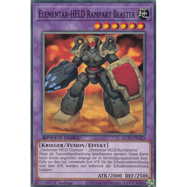 Elementar-HELD Rampart Blaster SGX1-DEA23