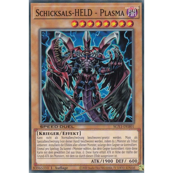 Schicksals-HELD - Plasma SGX1-DEB01-C