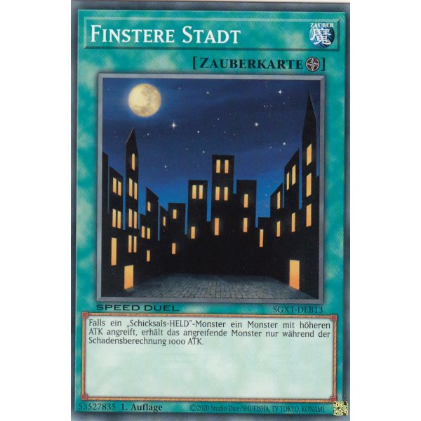Finstere Stadt SGX1-DEB13