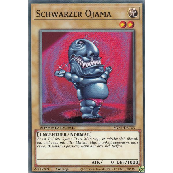 Schwarzer Ojama SGX1-DEC03