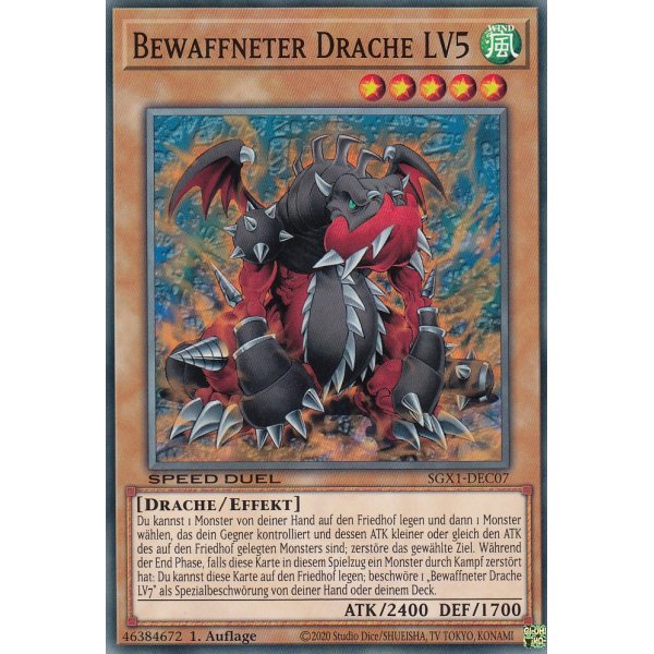 Bewaffneter Drache LV5 SGX1-DEC07