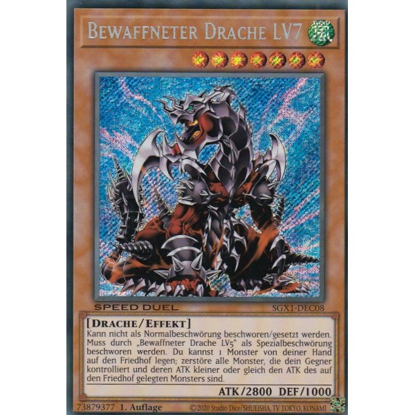 Bewaffneter Drache LV7 SGX1-DEC08-SCR