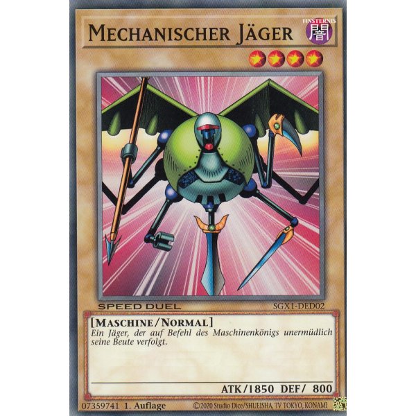 Mechanischer J&auml;ger SGX1-DED02
